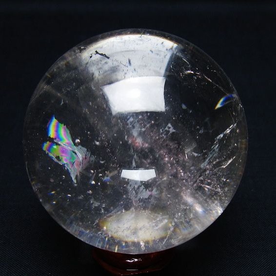 水晶 丸玉 58mm スフィア 置物 水晶玉 一点物 151-9079 – 天然石 