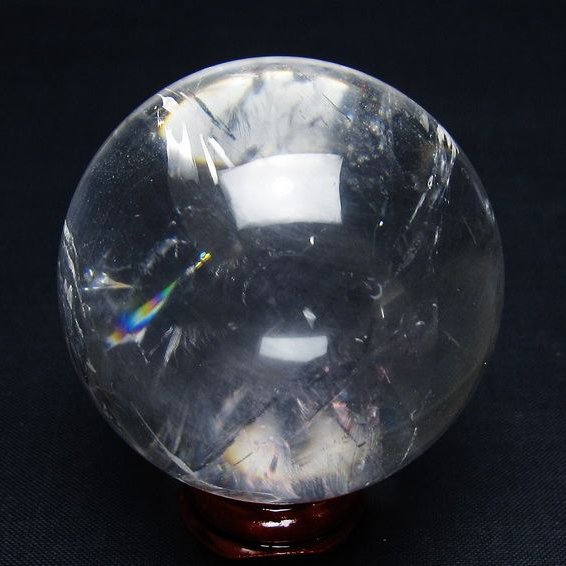 水晶 丸玉 52mm スフィア 置物 水晶玉 一点物 151-9089 – 天然石