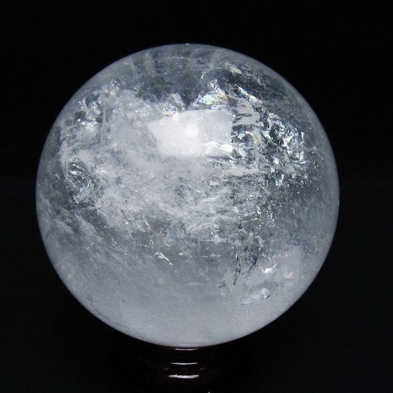 1.1Kg 水晶 丸玉 93mm スフィア 置物 水晶玉 一点物 151-9096 – 天然石 