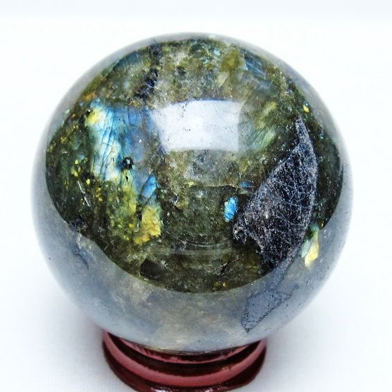 ラブラドライト 丸玉 60mm スフィア 一点物 151-9209 – 天然石