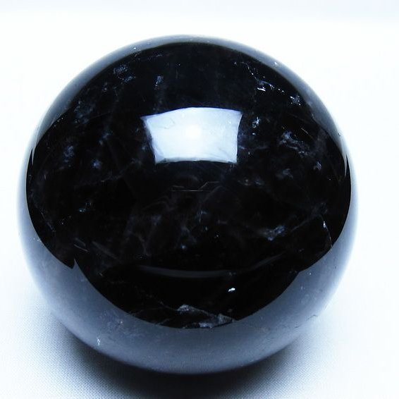 ☆純天然モリオンスフィア黒水晶丸玉15,4KG♬天然石パワーストーンコレクション モリオン 黒水晶 丸玉 78mm スフィア 一点物 151-9242 [sold out
