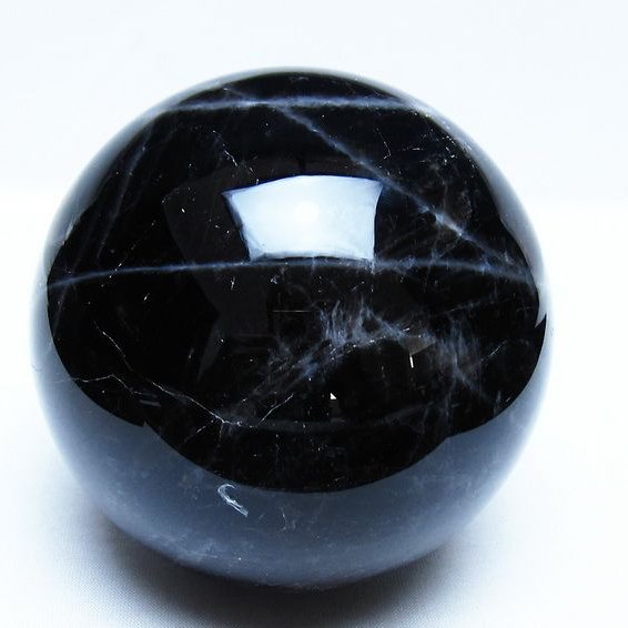 1.4Kg モリオン 黒水晶 丸玉 100mm スフィア 一点物 151-9387 – 天然石