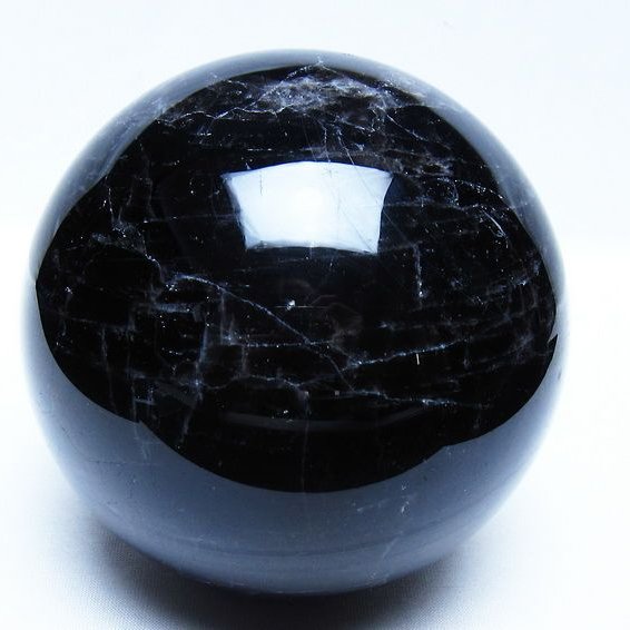 1.8Kg モリオン 黒水晶 丸玉 113mm スフィア 一点物 151-9431 – 天然石