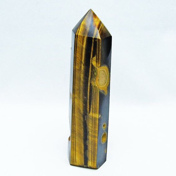 イエロータイガーアイ 六角柱 ポイント 一点物 152-3393