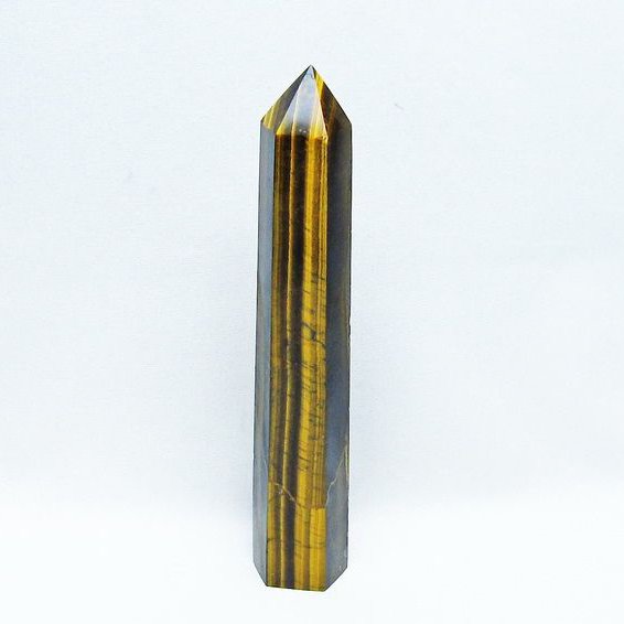 イエロータイガーアイ 六角柱 ポイント 一点物 152-3395