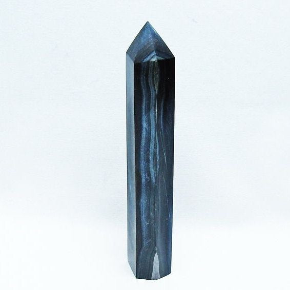 ブルータイガーアイ 六角柱 ポイント 一点物 152-3399 – 天然石