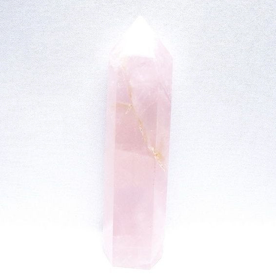 ローズクォーツ 六角柱 ポイント 一点物 152-3443 – 天然石
