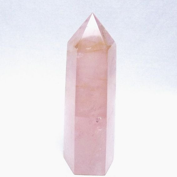 ローズクウォーツ　六角柱（ポイント） ローズクォーツ 六角柱 ポイント 一点物 152-3456 – 天然石