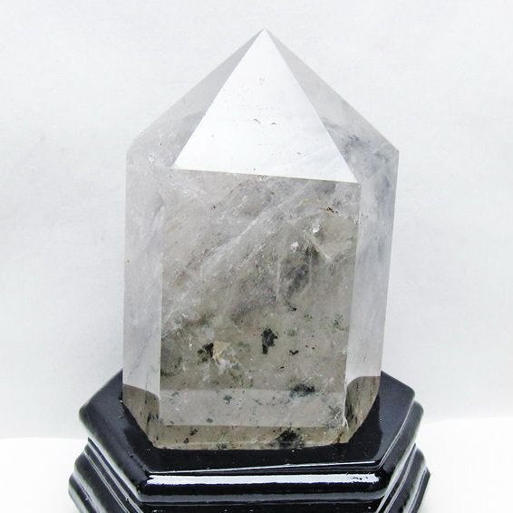 1.6Kg グリーンファントム 六角柱 台座付属 一点物 152-3855