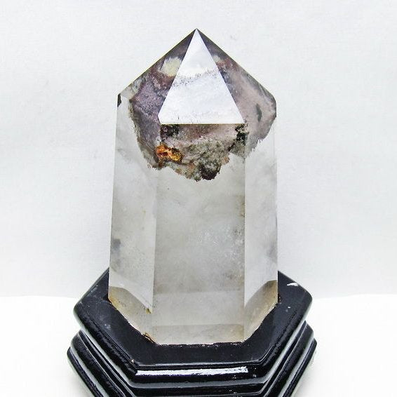 1.1Kg ガーデンクォーツ 六角柱 台座付属 一点物 152-3860 – 天然石 