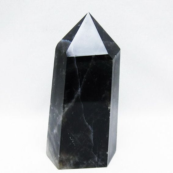 モリオン ポイント 黒水晶 六角柱 一点物 152-3963 – 天然石
