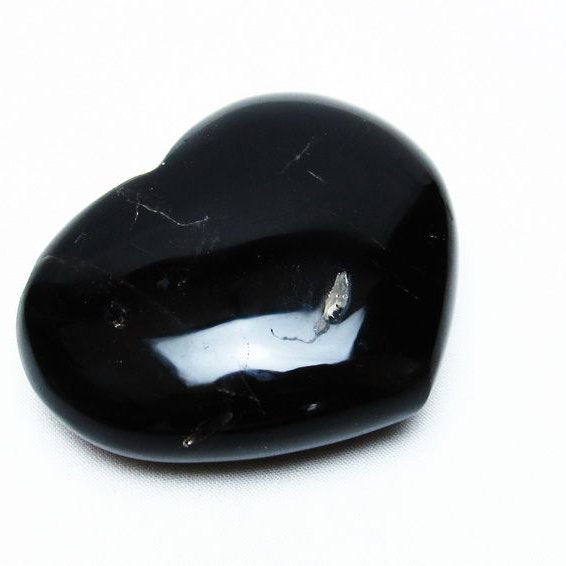 モリオン 置物 黒水晶 ハート 一点物 155-619 – 天然石