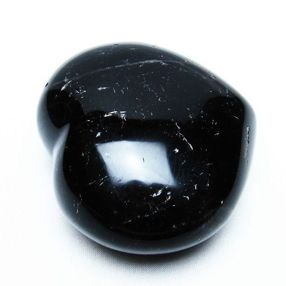 モリオン 置物 黒水晶 ハート 一点物 155-670 – 天然石