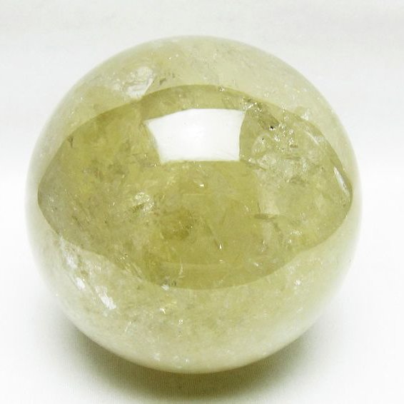 2.1Kg シトリン 丸玉 115mm シトリンクォーツ スフィア 一点物 161-865