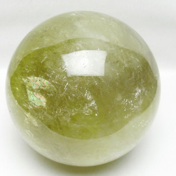 3.9Kg シトリン 丸玉 虹入り 145mm シトリンクォーツ スフィア 一点物