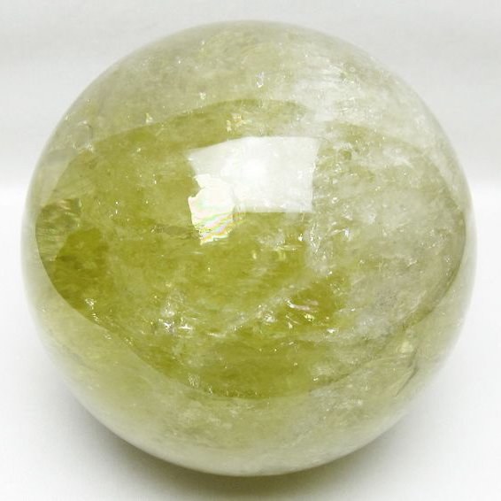 シトリンクォーツ☆スフィア☆高品質☆大玉☆ 3.8Kg シトリン 丸玉 虹入り 143mm シトリンクォーツ スフィア 一点物