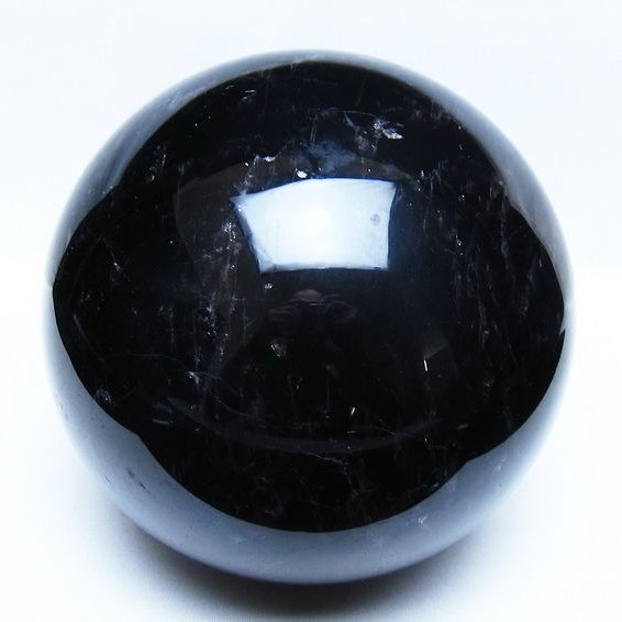 4.8Kg モリオン 黒水晶 丸玉 155mm スフィア 一点物 161-975 – 天然石