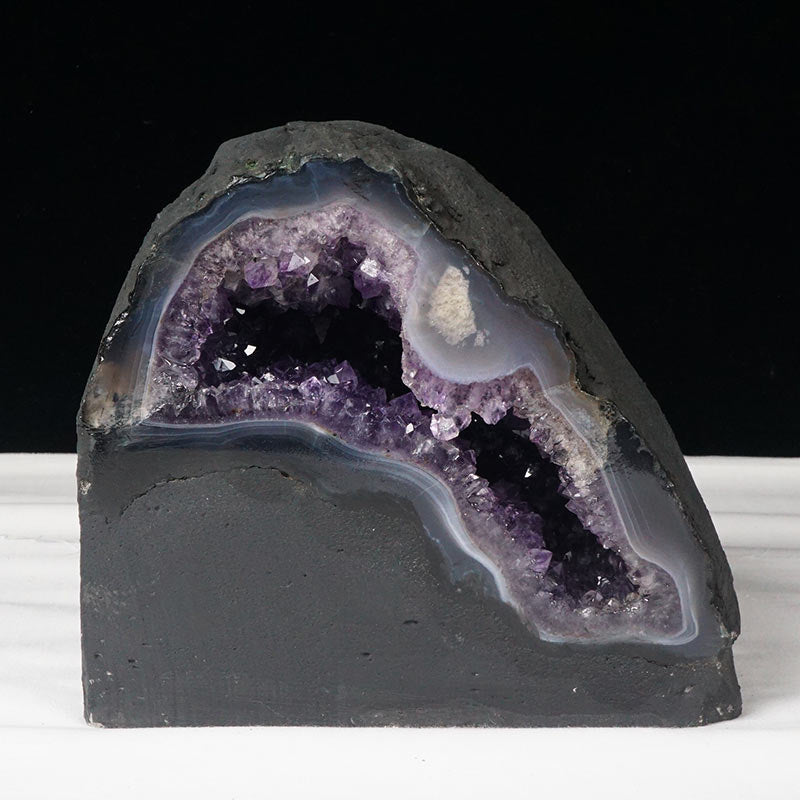 4.4Kg アメジストドーム ブラジル産 原石 置物 アメジスト ドーム amethyst ジオード 一点物 174-1846