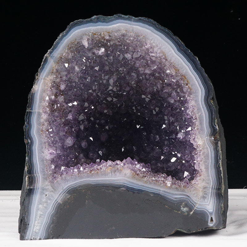 7.9Kg アメジストドーム ブラジル産 原石 置物 アメジスト ドーム amethyst ジオード 一点物 174-1857