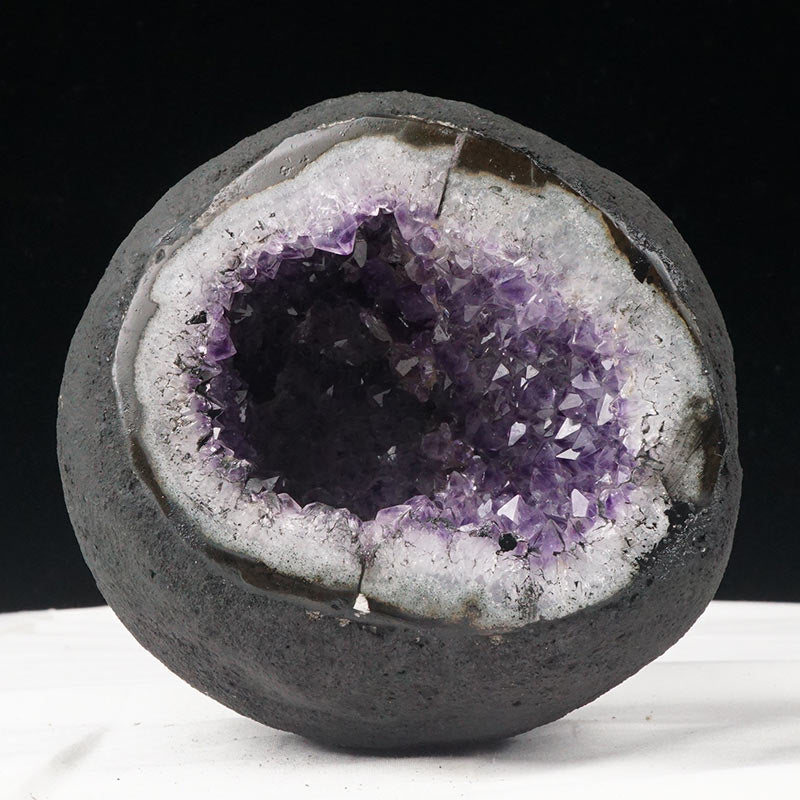 1.8Kg アメジストドーム ウルグアイ産 アメジスト サークルジオード 原石 amethyst 一点物 174-1986