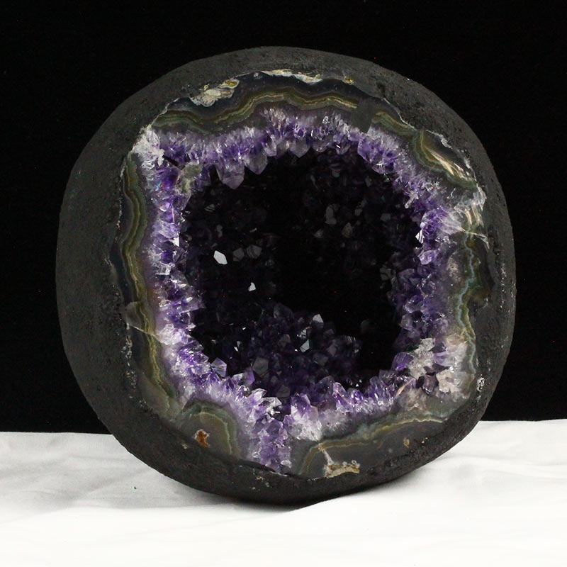 3.8Kg アメジストドーム ウルグアイ産 原石 サークル ジオード 置物 アメジストドーム amethyst 一点物 送料無料 174-2057