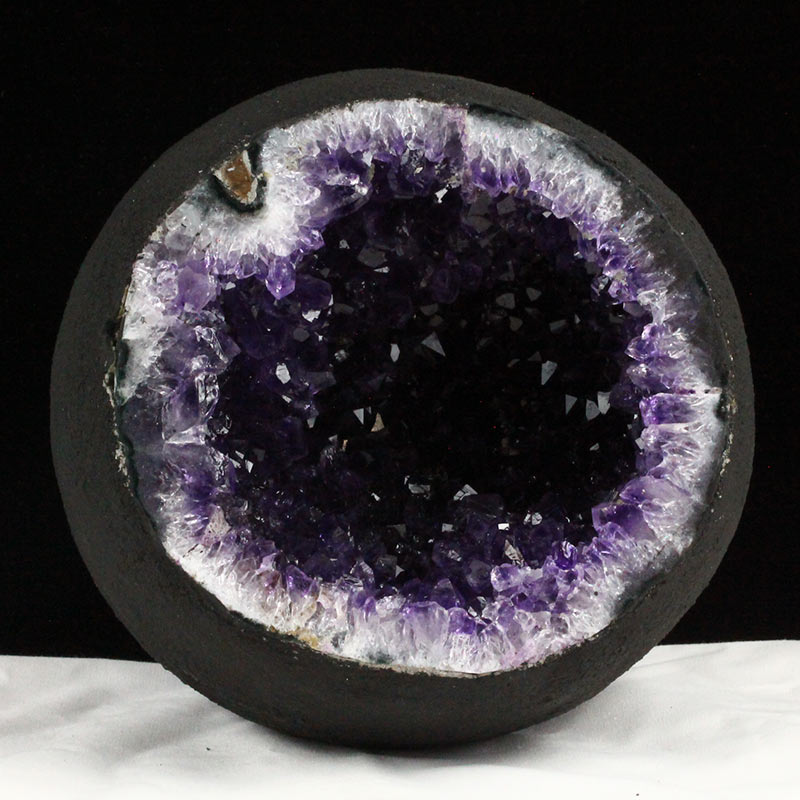 2.8Kg アメジストドーム ウルグアイ産 原石 サークル ジオード 置物 アメジストドーム amethyst 一点物 送料無料 174-2058