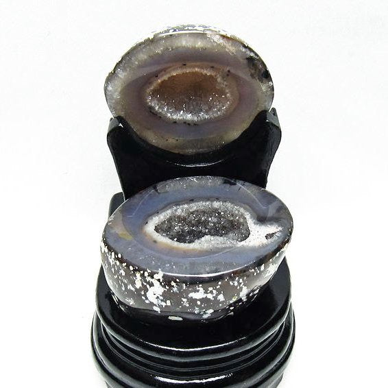 台座付き トレジャーメノウ アゲート 3.6Kg トレジャーメノウ アゲート 台座付属 原石 置物 一点物 送料無料