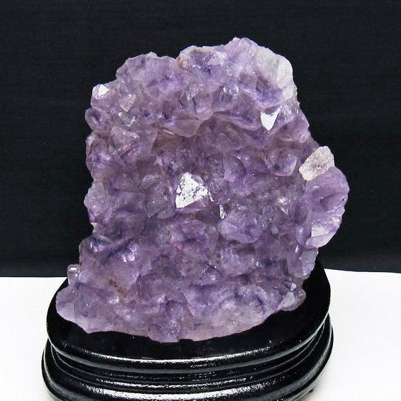 1.8Kg アメジスト クラスター ウルグアイ産 アメジスト 原石 amethyst 台座付属 一点物 182-6997