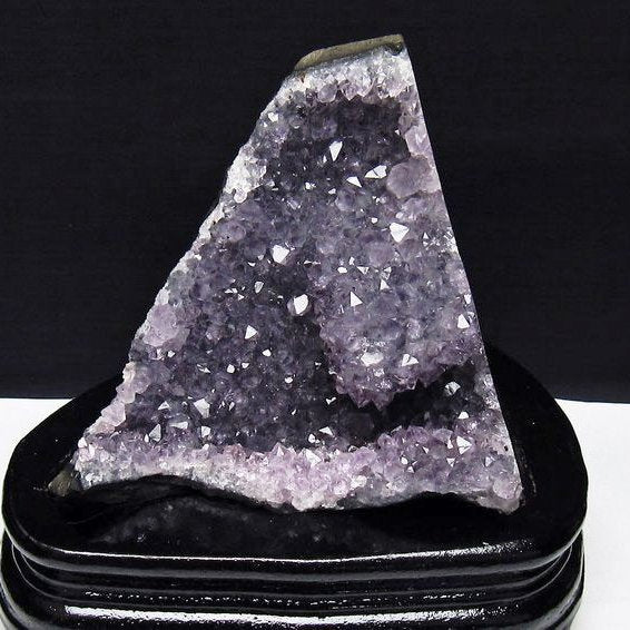 アメジスト クラスター ウルグアイ産 アメジスト 原石 amethyst 台座付属 花型 一点物 182-7065