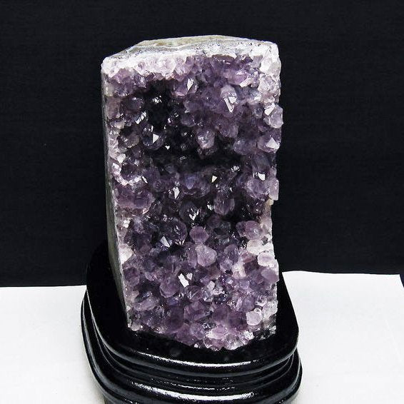 1.7Kg アメジスト クラスター ウルグアイ産 アメジスト 原石 amethyst 台座付属 花型 一点物 182-7095