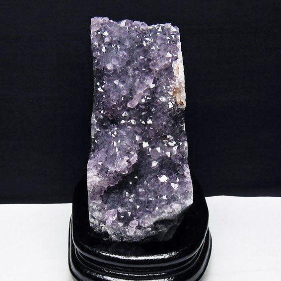 1.5Kg アメジスト クラスター ウルグアイ産 アメジスト 原石 amethyst 台座付属 花型 一点物 182-7128