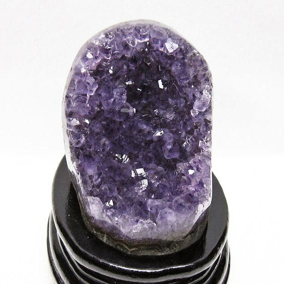 アメジスト クラスター ウルグアイ産 原石 amethyst 一点物 台座付属 送料無料 182-7975