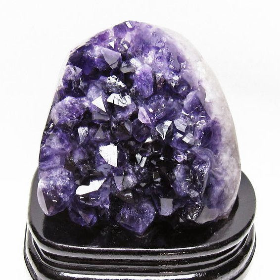 1.5Kg アメジスト クラスター ウルグアイ産 原石 amethyst 一点物 台座付属 送料無料 182-7989