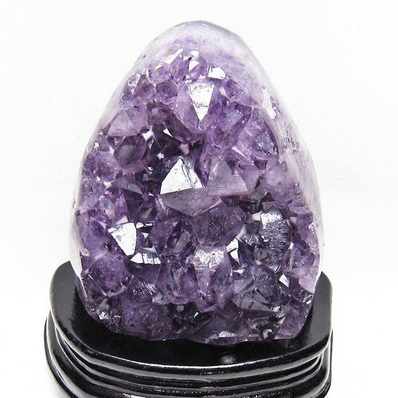 1.7Kg アメジスト クラスター ウルグアイ産 原石 amethyst 一点物 台座付属 送料無料 182-7994