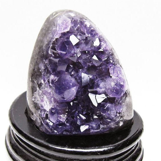 アメジスト クラスター ウルグアイ産 原石 amethyst 一点物 台座付属 送料無料 182-8020