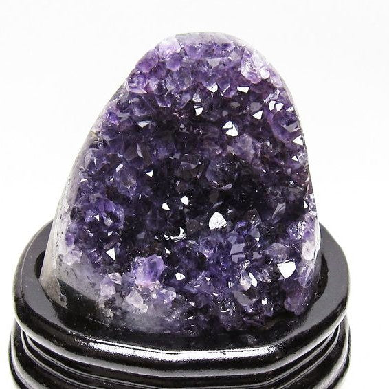 アメジスト クラスター ウルグアイ産 原石 amethyst 一点物 台座付属 送料無料 182-8022