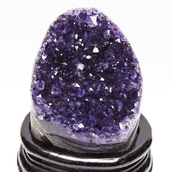 アメジスト クラスター ウルグアイ産 原石 amethyst 一点物 台座付属 送料無料 182-8026