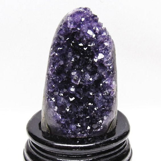 アメジスト クラスター ウルグアイ産 原石 amethyst 一点物 台座付属 送料無料 182-8027