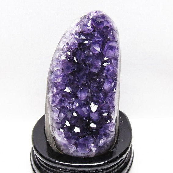 1.2Kg アメジスト クラスター ウルグアイ産 原石 amethyst 一点物 台座付属 送料無料 182-8042