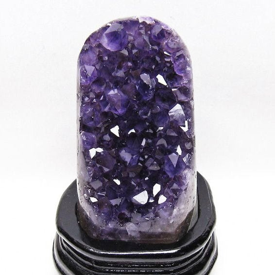 1.2Kg アメジスト クラスター ウルグアイ産 原石 amethyst 一点物 台座付属 送料無料 182-8048