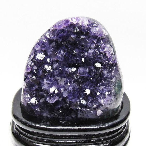 アメジスト クラスター ウルグアイ産 原石 amethyst 一点物 台座付属 送料無料 182-8057