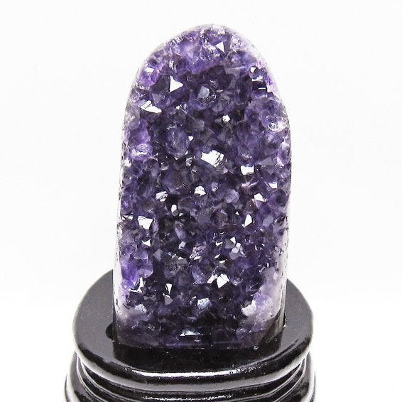 アメジスト クラスター ウルグアイ産 原石 amethyst 一点物 台座付属 送料無料 182-8070