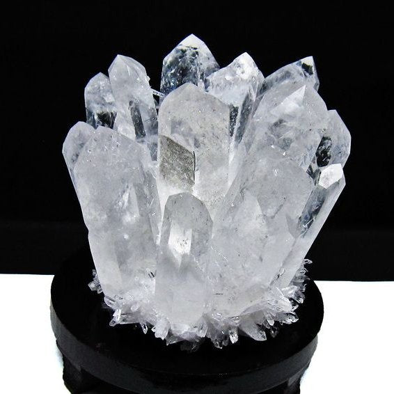 1.2Kg 水晶 クラスター 水晶 原石 台座付属 一点物 182-8388 【sold