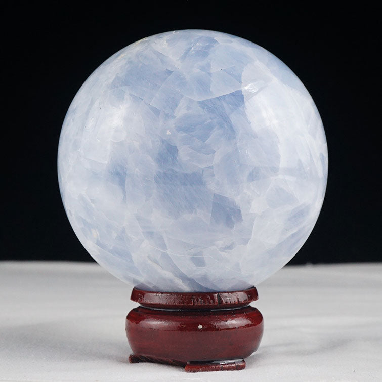 カルサイト 丸玉 77mm 一点物 251-34