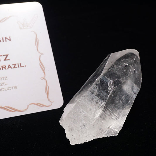 レムリアンシード 水晶 原石 ブラジル ミナスジェライス州 コリント産 証明書付属 一点物 271-341