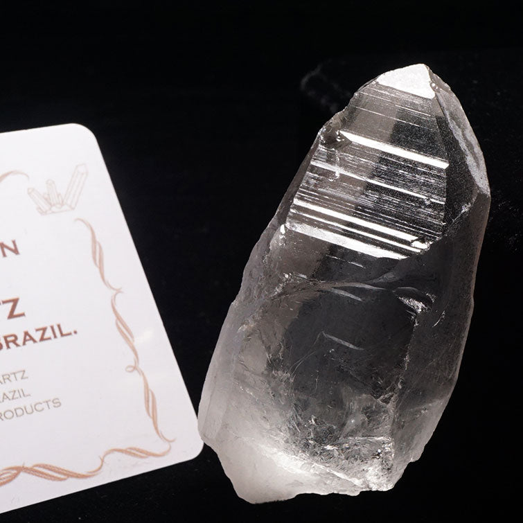 レムリアンシード 水晶 原石 ブラジル ミナスジェライス州 コリント産 証明書付属 一点物 271-357