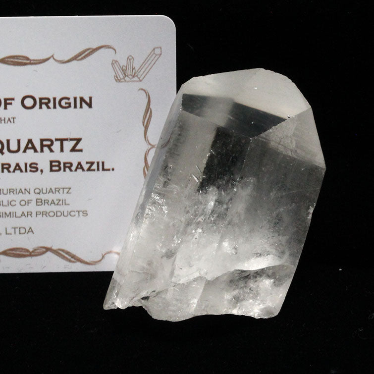 レムリアンシード 水晶 原石 ブラジル ミナスジェライス州 コリント産 証明書付属 一点物 271-456