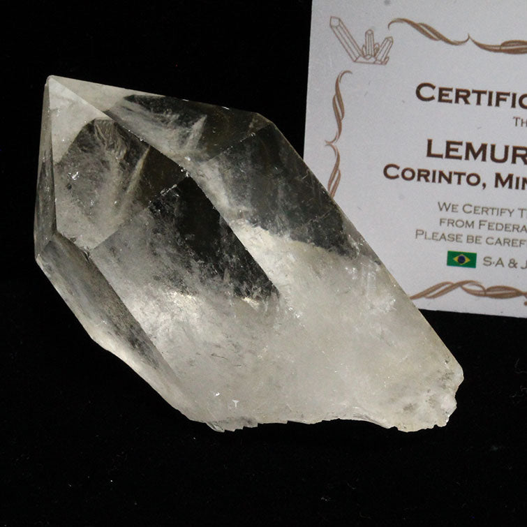 レムリアンシード 水晶 原石 ブラジル ミナスジェライス州 コリント産 証明書付属 一点物 271-465
