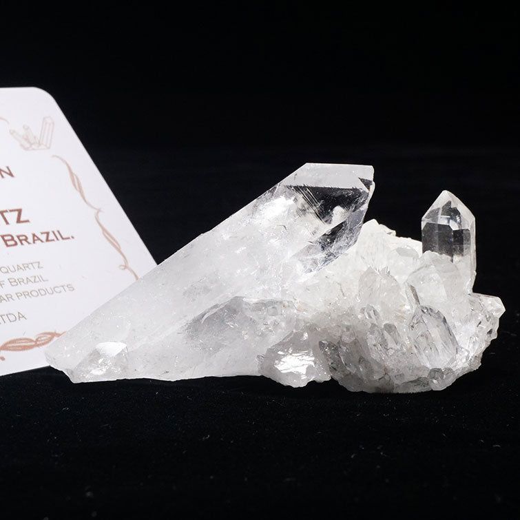 レムリアンシード 水晶 クラスター ブラジル ミナスジェライス州 コリント産 証明書付属 一点物 272-193