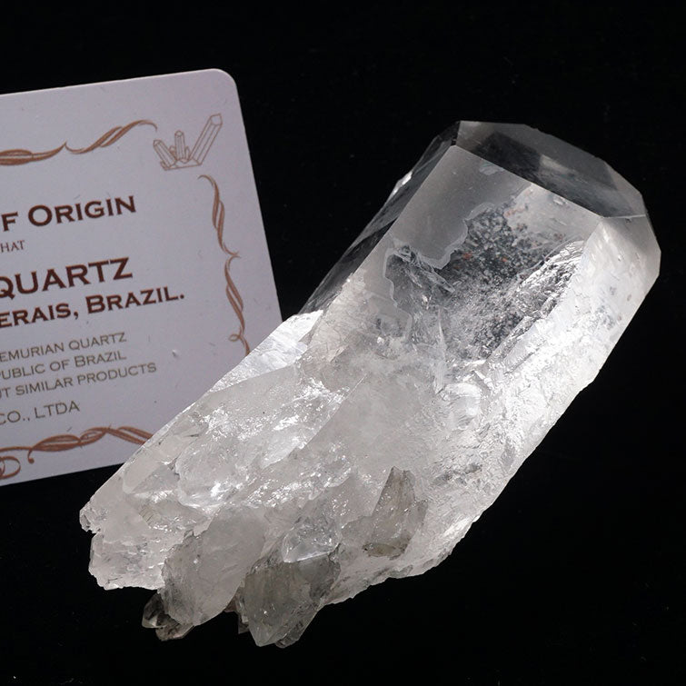 ブラジル・コリント 産の水晶グレークラスター ブラジル・コリント 産の水晶グレークラスター 水晶クラスター